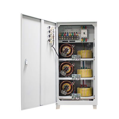 qualità  Automatic Voltage Regulator 75KVA Three Phase Servo Motor Type Stabilizer AVR TNS SVC 75KW 380V 440V 480V 415V Fabbrica
