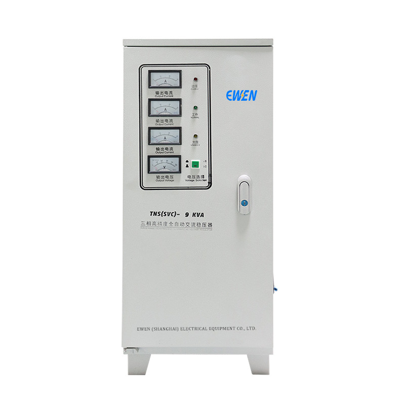 9KVA Stabilizzatore di tensione a tre fasi 380V 400V 440V 480V Regulatore di potenza CA Personalizzazione accettabile