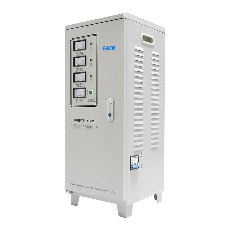 9000VA Regulatore di tensione automatico a tre fasi 380VAC Potenza AVR Stabilizzatore industriale Fabbrica vendita diretta