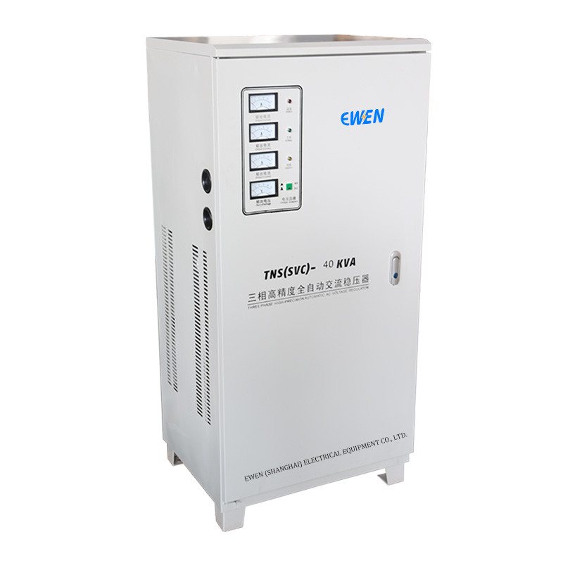 Vendita in fabbrica Stabilizzatore di tensione a tre fasi 40KVA Servo AVR a tre fasi Regulatore automatico di tensione 380V 415V 400V