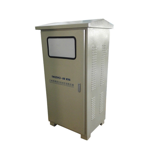 60KVA 3 servo prova controllata della pioggia dello stabilizzatore 50Hz 380V 440V di tensione di fase
