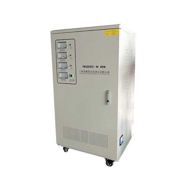 Materiale trifase della bobina del rame dello stabilizzatore 40KVA di tensione di alta precisione