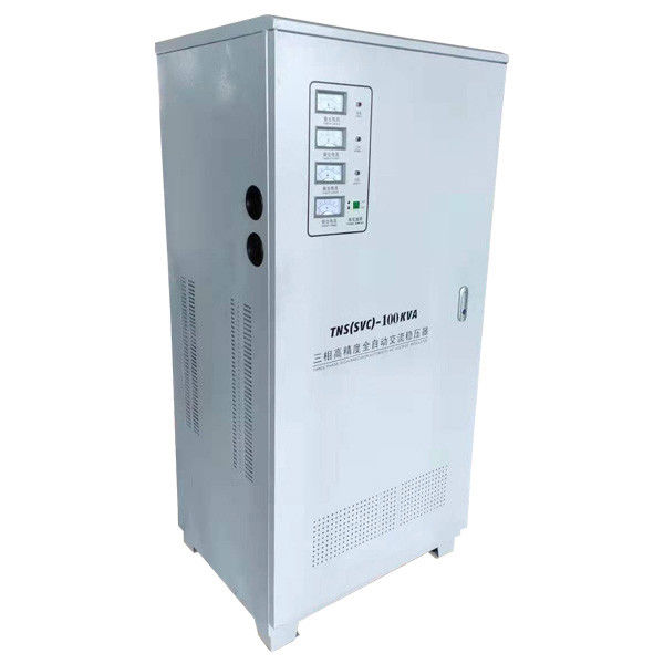 Grande capacità 100 servo fase 380v dello stabilizzatore 3 di KVA per le fabbriche industriali