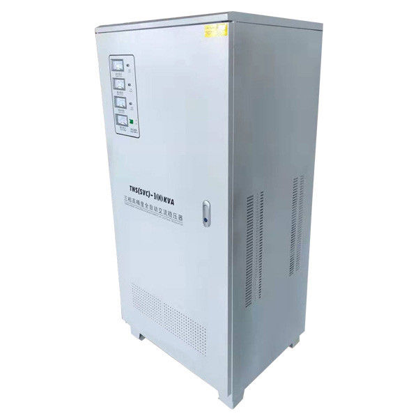 Grande capacità 100 servo fase 380v dello stabilizzatore 3 di KVA per le fabbriche industriali