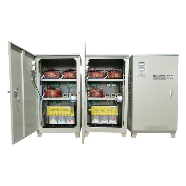 20KVA 50Hz 60Hz alimentazione elettrica automatica del regolatore di tensione di 3 fasi con i metri del puntatore