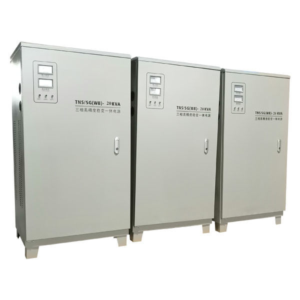 20KVA 50Hz 60Hz alimentazione elettrica automatica del regolatore di tensione di 3 fasi con i metri del puntatore