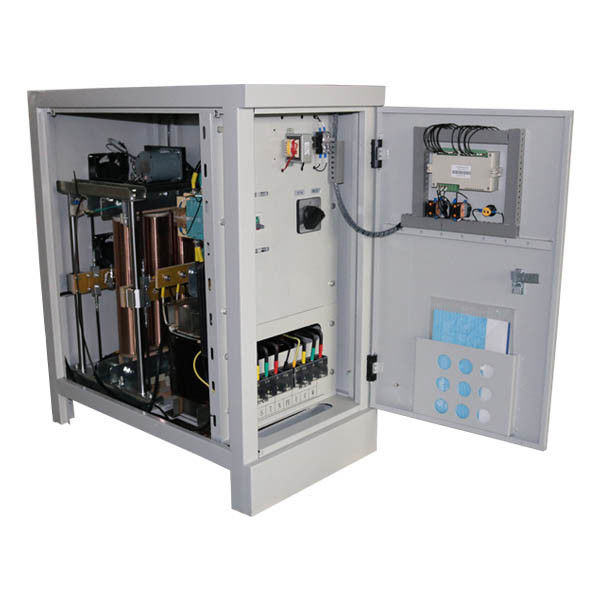100KVA 50Hz 60Hz accuratezza ad alto rendimento di tensione dello stabilizzatore di tensione di 3 fasi