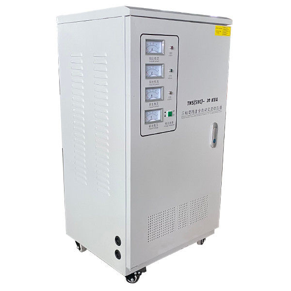Stabilizzatore trifase di tensione di AC Metallic Type Automatic del produttore di CA del servomotore TNS-20KVA