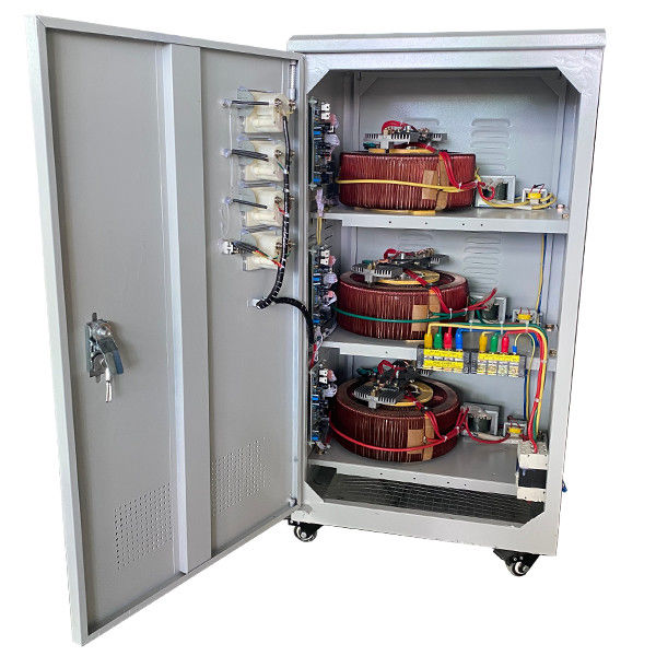 Stabilizzatore trifase di tensione di AC Metallic Type Automatic del produttore di CA del servomotore TNS-20KVA
